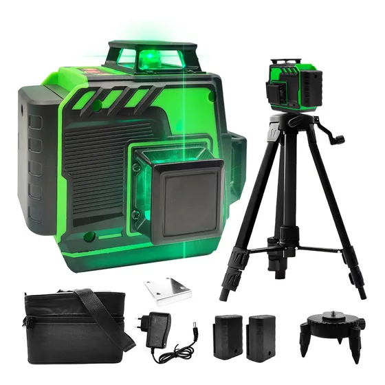 Nivel Laser Profesional 12 Líneas + Maletín + Trípode Milsto
