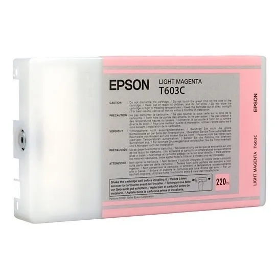 Tinta P/impresora Epson T603c00 Color Magenta Light 220 Ml