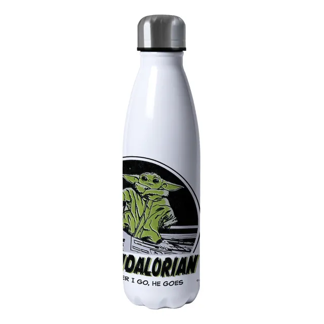 Botella Cantimplora Aluminio Único, Grogu Star Wars, 650ml