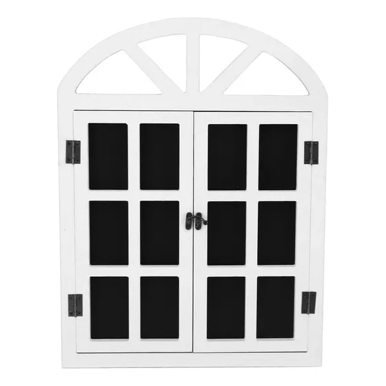 Cartel Blanco Para Ventana Falsa, Pizarra Negra, Versátil
