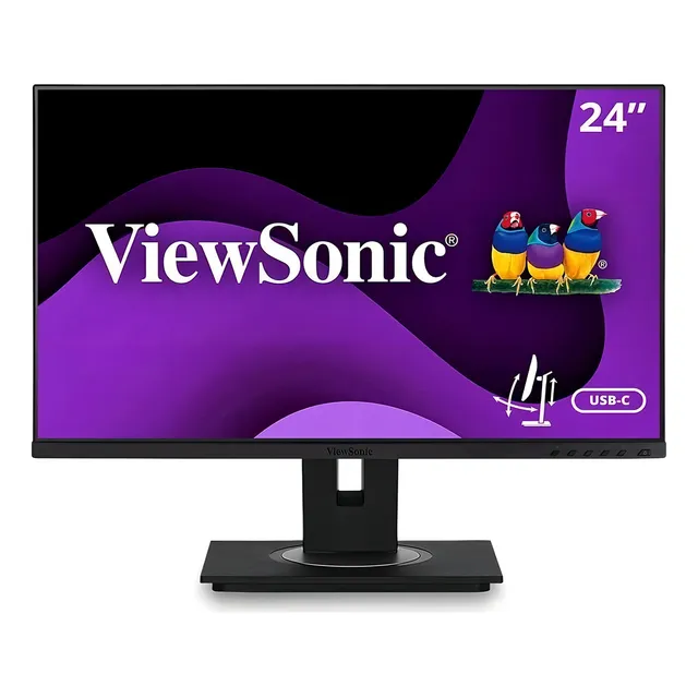 MONITOR VIEWSONIC IPS LED ERGONOMICO BLACK 220V