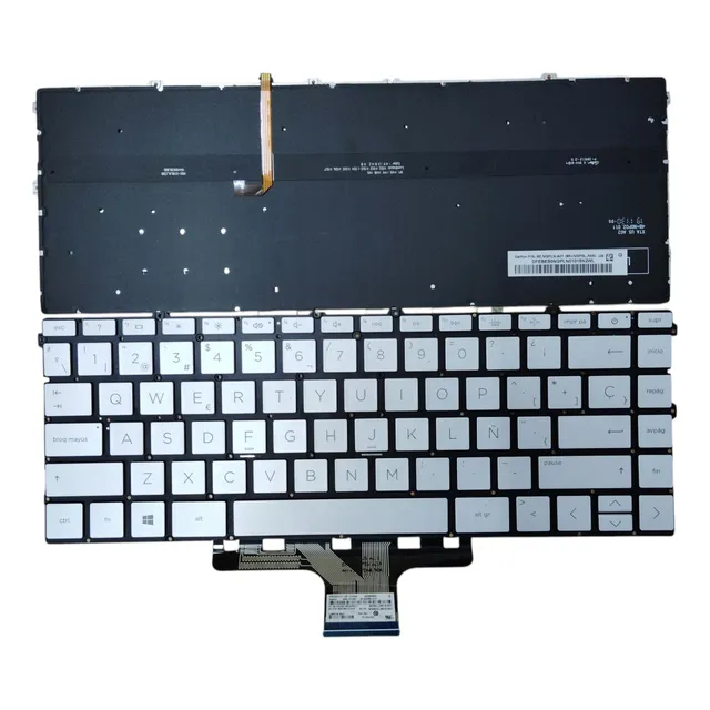 Teclado Compatible Con Hp Pavilion X360 14-dw-retroiluminado