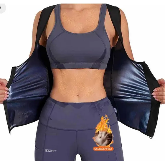 New Faja Chaleco Quema Grasa Sauna Perdida De Peso Mujer