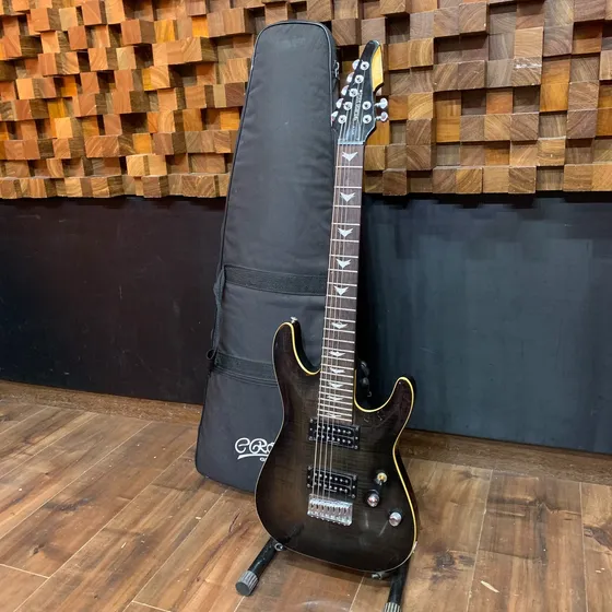 Guitarra Schecter Diamond Series 7 Cordas Com Bag