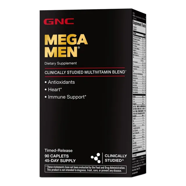 Mega Men Multivitamínico 90 Capsulas Gnc