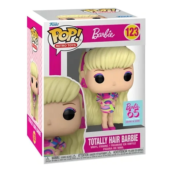 Funko Pop Barbie 65 Aniversario Totally Hair Barbie 123