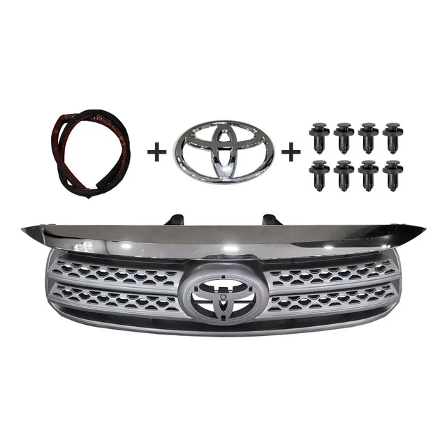 Parrilla Fortuner 2009 2010 2011 Emblema Y Clips De Sujecion