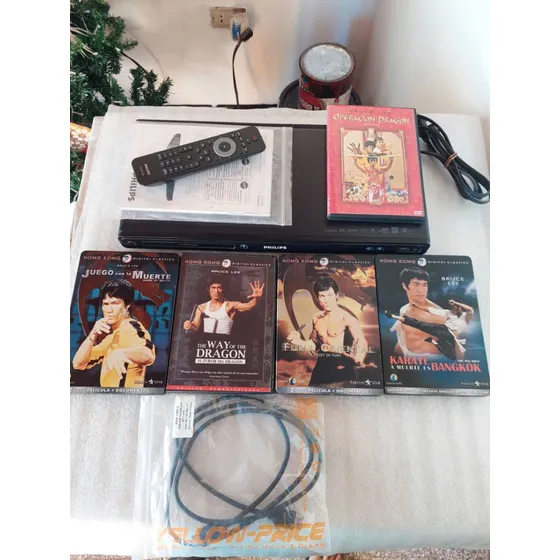 Reproductor Dvd Philips Multizona Como Nuevo + Dvd Bruce Lee