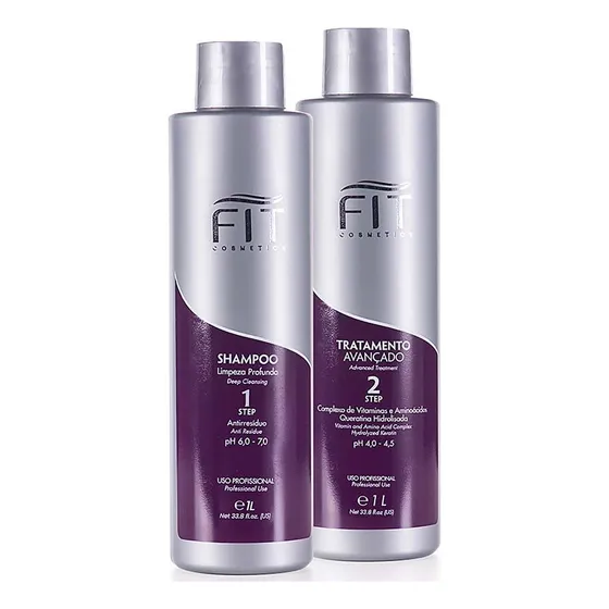 Progressiva Fit Cosmetics Tratamento Avançado 1l Shampoo 1l