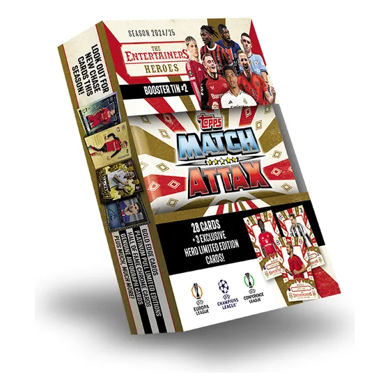 Cartas De Futbol Match Attax 24/25 - Booster Tin 2 Heroes