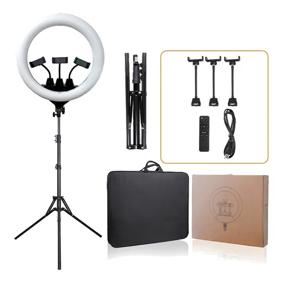 Ring Light Profissional 80w Grande Bivolt 2,10m Luz Led