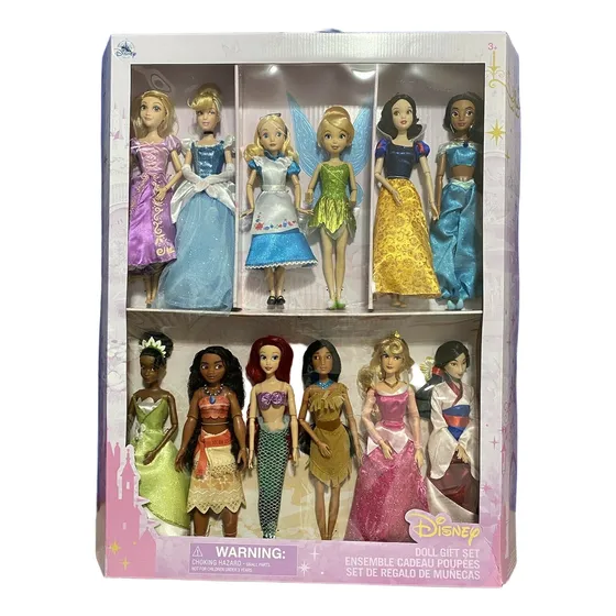 Set 12 Princesas Clasicas Muñecas Disney Store