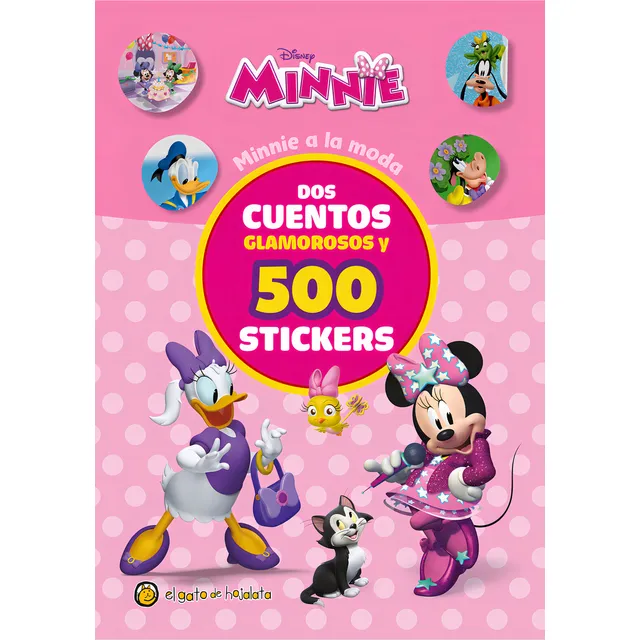 Libro Infantil Minnie A La Moda Con Stickers, De Disney. Editorial Editorial Guadal, Tapa Tapa Flexible En Español, 2022