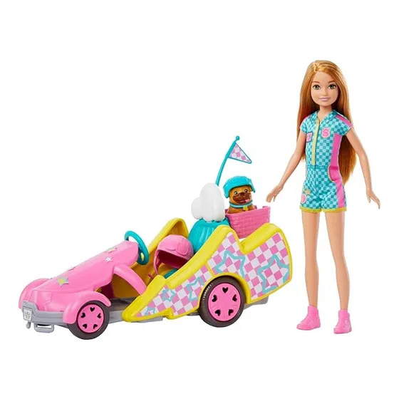 Barbie Stacie Ao Resgate Com Veículo Go Kart - Mattel