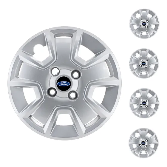 Juego 4 Tazas Adaptable Ford Ka 2010-2014 14 Pulgadas
