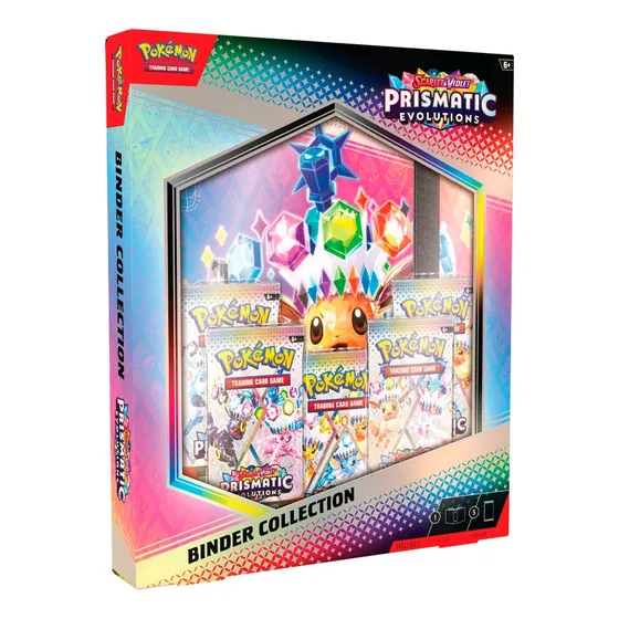 Pokemon Tcg Binder Collection Prismatic Evolutions Español Poster Collection