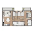 3 dormitorios  |  2 baños