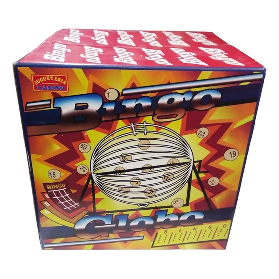 Bingo De Esferas Con Globo Y Cartones