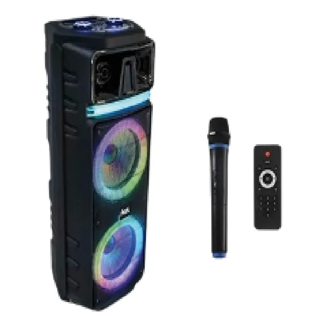 Bocina Bluetooth Controlador Dj 10x2 PuLG  Con Microfono 2pz