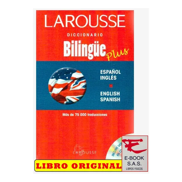 Diccionario Bilingüe Plus Español / Ingles+ Cd( Solo Nuevos)