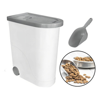 Bote Y Pala Contenedor Alimento Croquetas De Mascotas 32l/15 Kg Premium Bote Y Pala Contenedor Alimento Croquetas De Mascotas 32l/15 Kg Premium