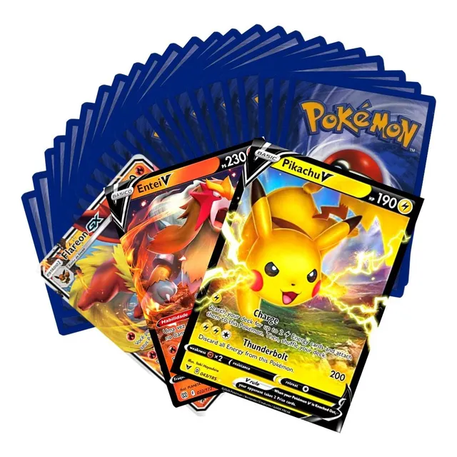 50 Cards(sem Repetir)+pacote De 5 Cartas+1 V Ou Gx (sortido)
