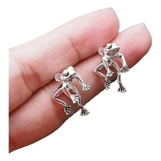 Aretes De Rana Plata Ley 925 Aretes De Rana Plata Ley 925