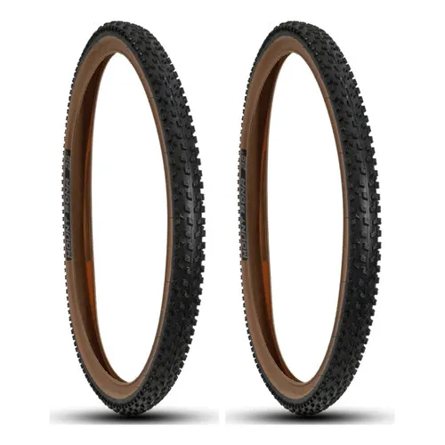 Par Pneus Arisun Aro 29 X 2.35 Mount Bona Faixa Marrom Cravo Cor Preto