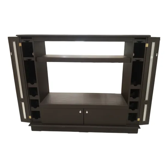 Mueble Para Tv Con Bar Mdf 4 Puertas 2 Cajones 47  Bar
