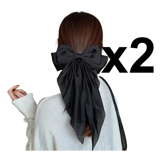 Lazo Cabello Damas Coquette Estilo Coreano Tendencia Colores