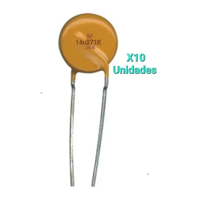 Varistor V 14u271 270v 50a (10 Unidades) Vdr Pico Protección