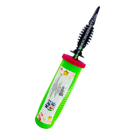 Bomba Infladora Tipo Qualatex Para Globos Profesional Manual Color Unicolor