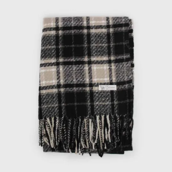 Bufanda Echarpe Cashmere Escoces Hombre Mujer Grueso