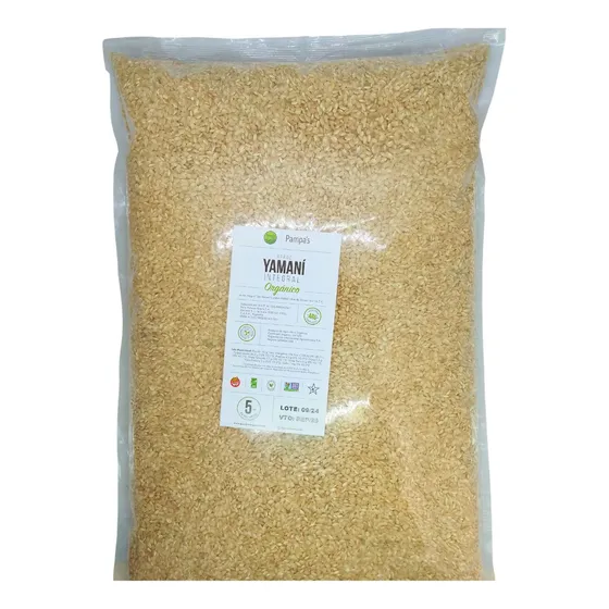 Arroz Orgánico Yamani Integral Pampa S Organic X 5 Kg