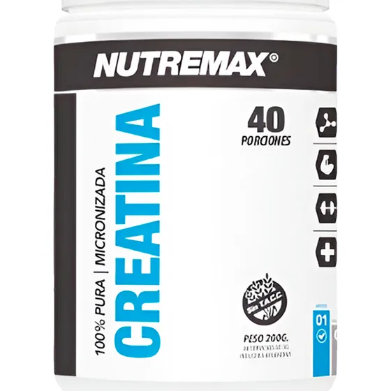 Suplemento En Polvo Nutremax Creatina Micronizada Creatina En Pote De 200g