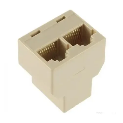 Copla Rj45 De 1 A 2 Salidas Extension Cable Red. Tecnomati