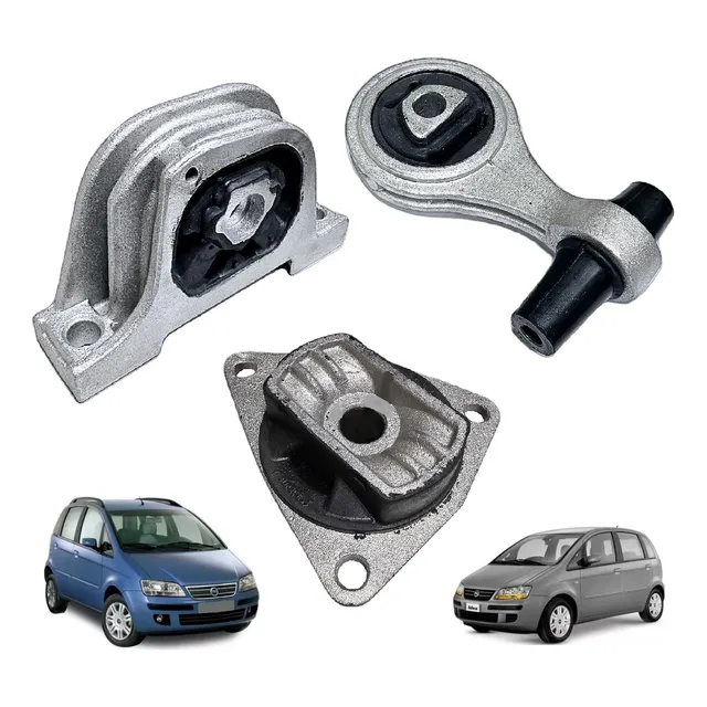 Kit Suporte Calço Coxim Suporte Motor Idea 1.4 2006 A 2016