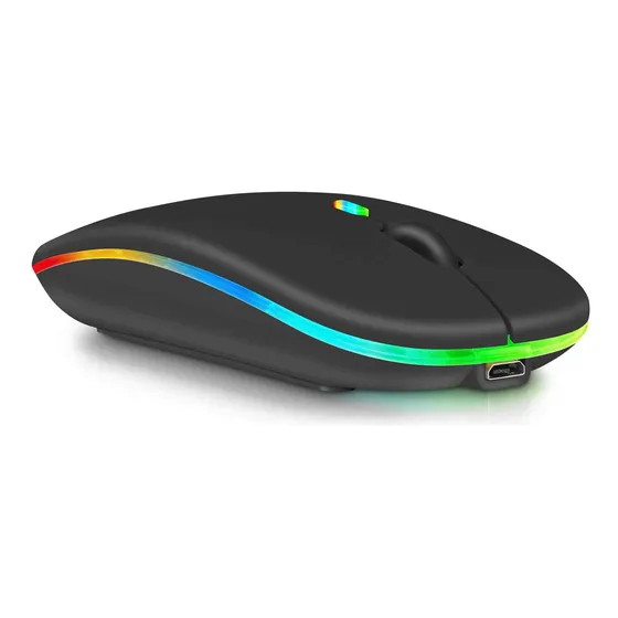 Mouse Led Inalambrico Recargable 2.4 Ghz Bluetooth Para 50i
