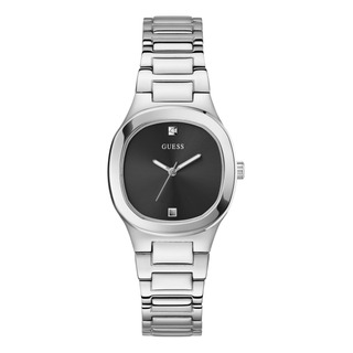 Pulsera Watch Guess Para Mujer En Tono Plateado De 32 Mm Con Pulsera Watch Guess Para Mujer En Tono Plateado De 32 Mm Con
