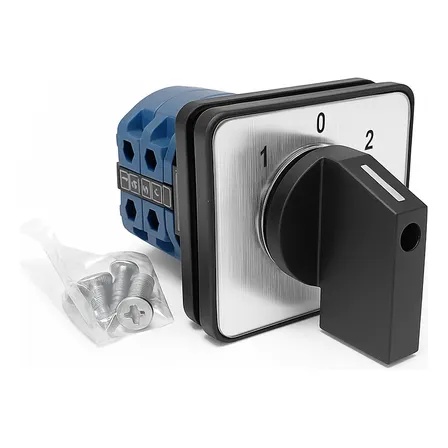 Chave Seletora 3 Posicoes 8 Terminais 20a On/off/on  Prateado