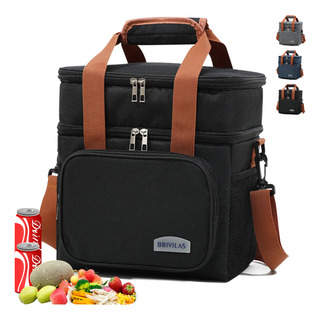Bolsa Lonchera Térmica Mochila De Hombro, 14 L Doble Capa Bolsa Lonchera Térmica Mochila De Hombro, 14 L Doble Capa