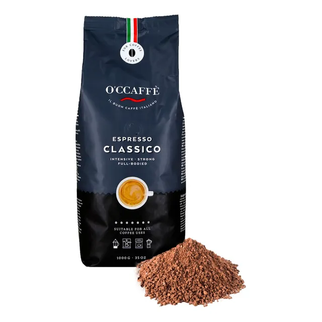 Café En Grano Occaffe Espresso Classico Intenso Molido 1kg