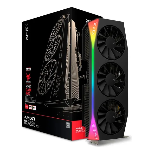 Xfx Mercury Rgb Amd Radeon Rx 9070 Xt 16gb Gddr6 Version Oc