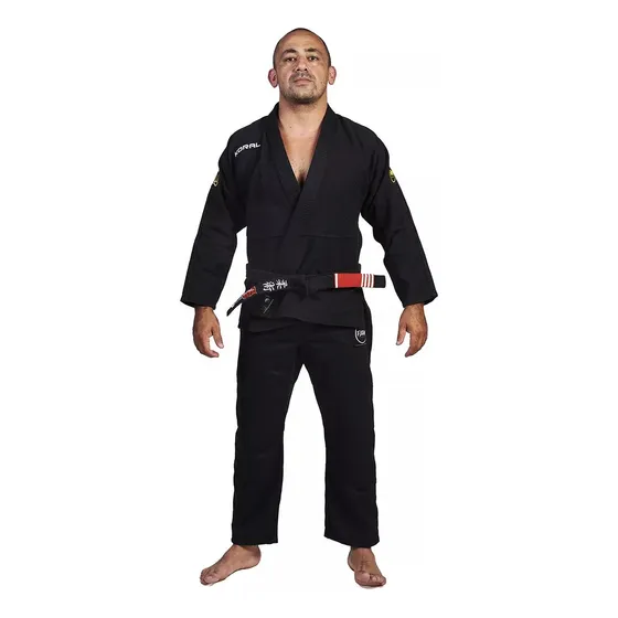 Kimono Jiu Jitsu Koral Flow Bjj Gi Negro A1