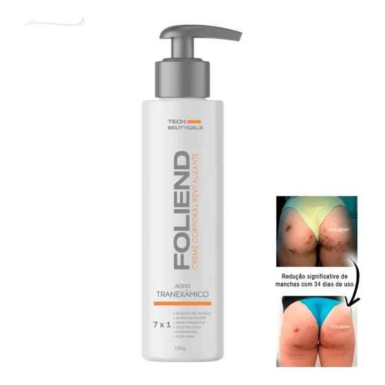 Creme Foliend Para Foliculite Com 7 Poderosos Ativos - 100g