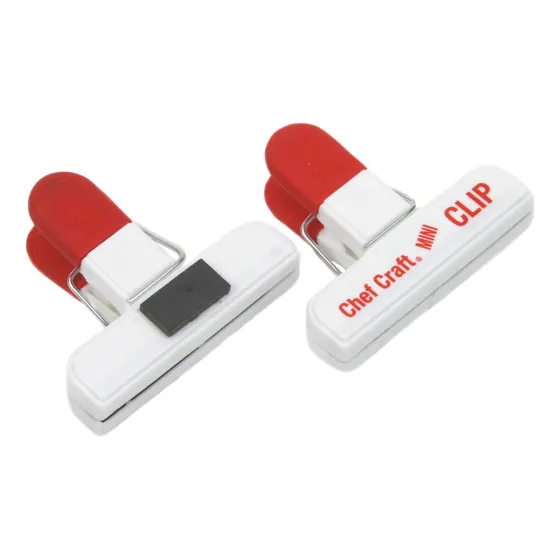 Mini Clips Magnetico Plastico Juego 2 Pieza 3  Largo Rojo