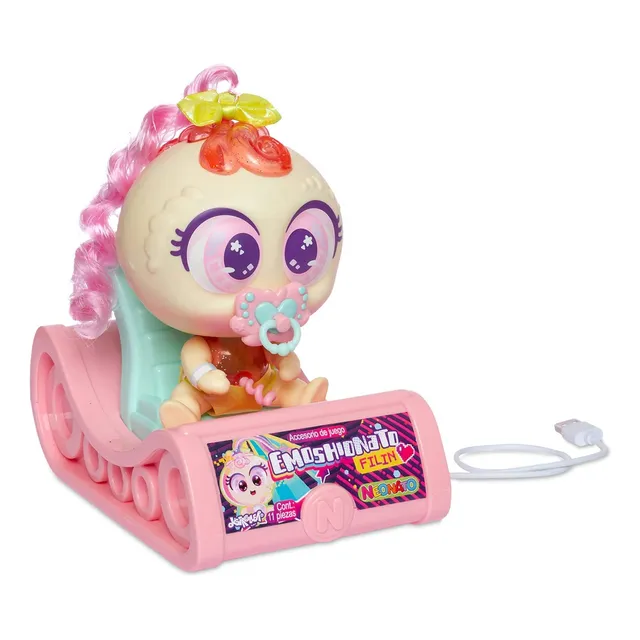 Muñeca Nerlie Cute Emoshionato Neonate Baby Jip Jip Filin