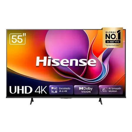 Hisense Smart TV Pantalla 55 Pulgadas LED 55A65NV Vidaa
