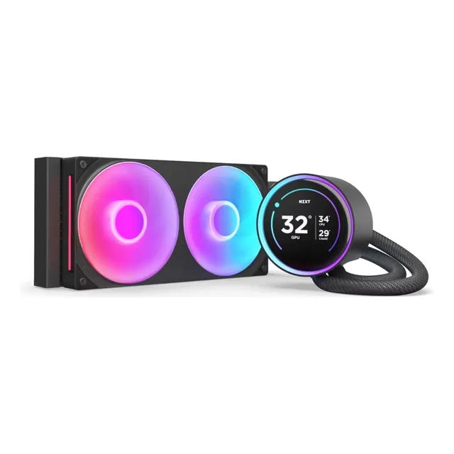 Enfriamiento Liquido Nzxt Kraken Elite 240 Rgb Negro