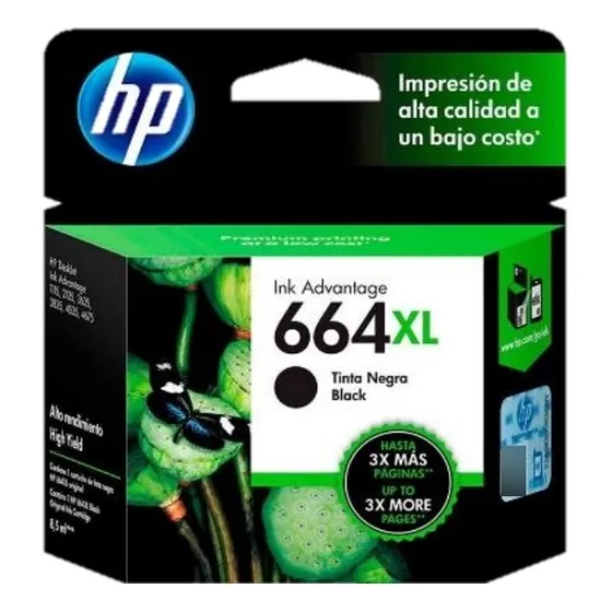 Cartucho Hp 664xl Negro